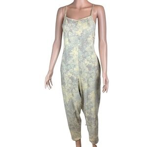 Free People Floral Cropped Jumpsuit